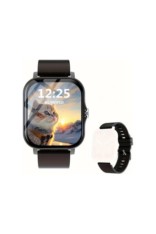 2024 Akıllı Saat 4.65cm Hd Ekran Renk Siyah