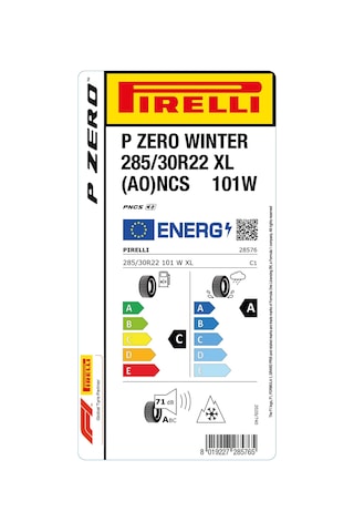 Pirelli 285/30R22 101w XL Zero Winter Ao Ncs Kış Lastiği 2024