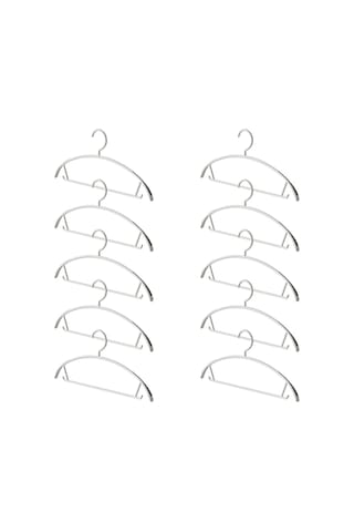 Xiaaokeji Kaymaz Elbise Askısı Dolap Düzenleyici Elbise Askıları Beyaz