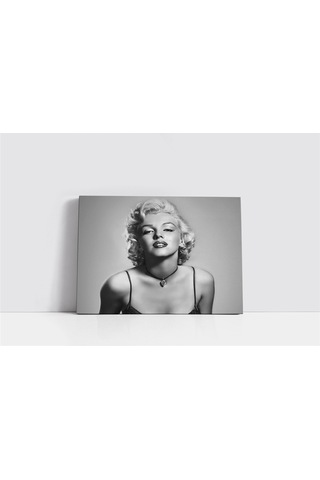 Siyah Beyaz Marilyn Monroe Kanvas Tablo-154325