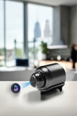 1080p Hd Wifi Mini Kamera 120 Geniş Açı Gece Görüşü Manyetik 360 Döner Tf Kart Destekli