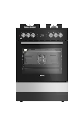 Arçelik F 8541 EBCS Ocaklı Fırın Siyah