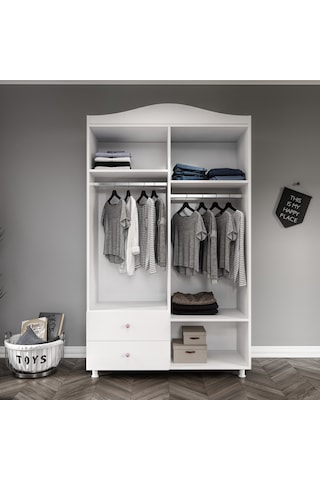 Angel Pembe Kulplu Gardrop