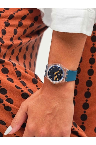 Swatch So28k700-s14 Blue Away Kadın Kol Saati