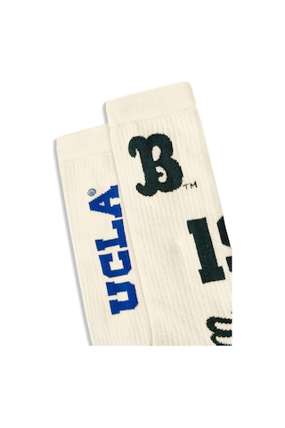 Ucla Romelos 2'li Yeşil-mavi Uzun Jakarlı Pamuk Standard Fit Unisex Çorap