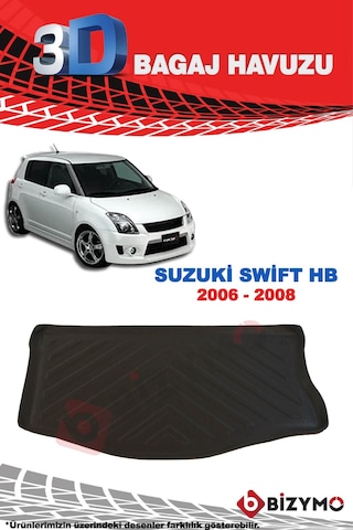 Suzuki Swift Hb 2006-2008 3D Bagaj Havuzu Bizymo Suzuki Swift Hb 2006-2008 3D Bagaj Havuzu Bizymo