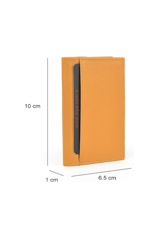 Ziya, Unisex Hakiki Deri Kartlık 1539852z03 Turuncu 1539852z03 524 Turuncu