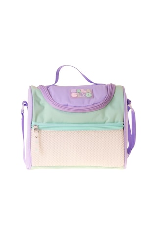 Calacilo Kız Çocuk Rainbow Lila Yeşil Renkli Isı Yalıtımlı Okul Beslenme Çantası Lila - Yeşil - C4090