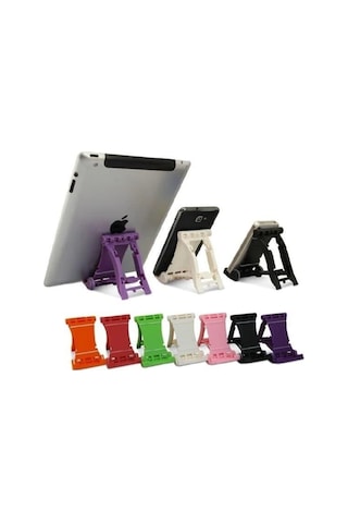 Cep Tefonu Tablet Standı Mini Masaüstü Telefon Tutucu Aparat Bx40