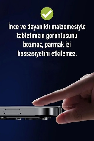 Apple Uyumlu iPad Air 11 Inç M2 Çip 2024 Nano Kırılmaz Ekran Koruyucu Şeffaf Esnek Cam Koruyucu Tam