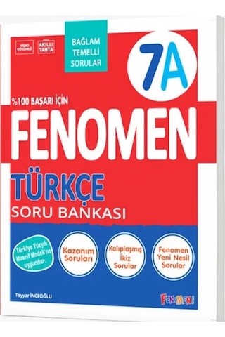 2027 7.sınıf Türkçe A Kolay Orta Seviye %100 Marif Yeni Müfredat Soru Bankası Yeni Ürün
