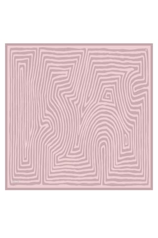 Belli Twill İpek Eşarp 4325-01 Lila, Pembe