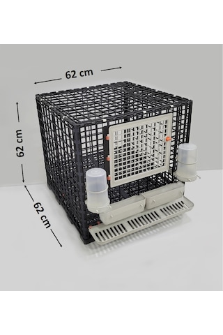 Leganest Tavuk Sülün Keklik Bantam İspenç Kafesi 62 x 62 x 62 CM