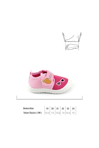 Gezer Yazlık Keten Bebe Kız Ayakkabı Ga2ybm.03270.01.r74.0a Fuşya