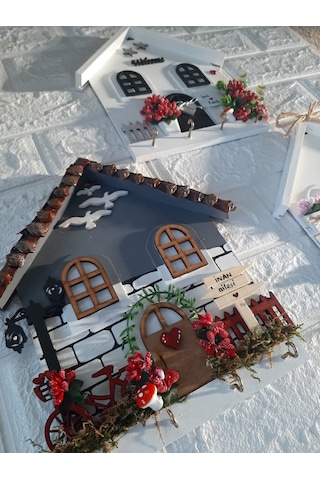 Psacraft Çeyizlik Duvar Dekoru 27x27 Cm Anahtarlık Askısı