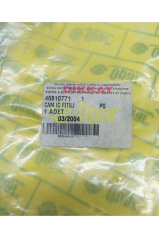 BAGAJ CAM LASTİĞİ FİTİL 02-- PALİO 46810771