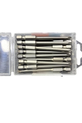 Leo Ph0 75mm ¼ S2 Kalite Mıknatıslı Bits Yıldız Uç 20 Adet