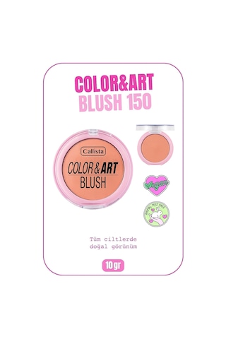 Callista Color Art Blush Toz Allık - 150 Coral Crush
