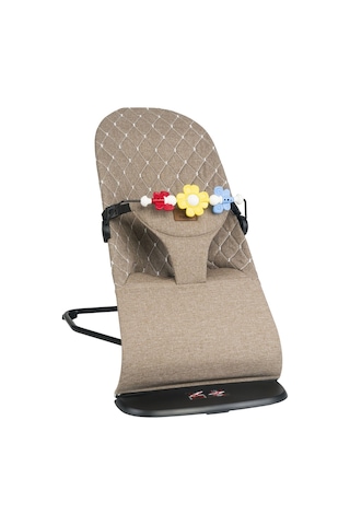 Mamma Smile Cotton Sallanır Üç Kademeli Ana Kucağı Oyuncak Aparatı Ve Seyahat Çantası Kahverengi