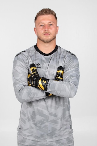 Hummel Line Kaleci Tek Üst Forma Gri