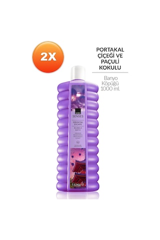 Senses Oriental Escape Portakal Çiçeği Ve Paçuli Kokulu Banyo Köpüğü 1 Lt İkili Set Fresh