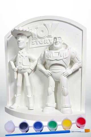 Toy Story 15 Cm Taş Biblo Çocuk Boyama Etkinliği