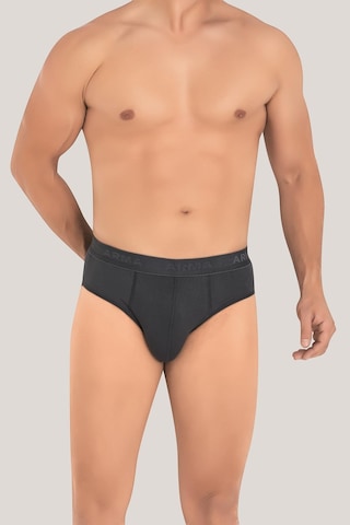Arma Yıldız Erkek Bambu Slip Külot Düz Füme 3'lü Paket Füme