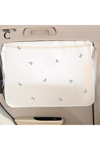 Dinosaurs Sevimli Vechicle Karartma Perdesi Kalın Araba Pencere Güneşlikler Güneş Koruyucu Kalkan Bez Çiçek Styling Oto Aksesuar C