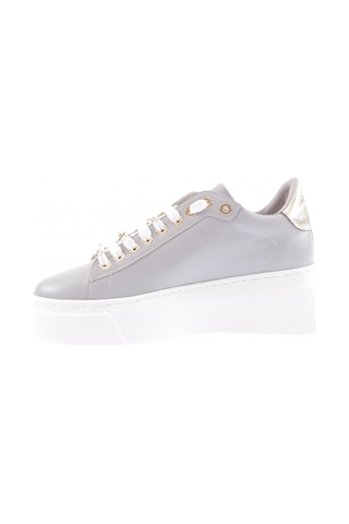 Dgn Es862 Kadin Kalin Taban Aksesuarli Sneakers Ayakkabi Gri