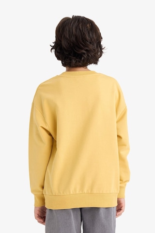 Defacto Erkek Çocuk Oversize Geniş Kalıp Baskılı Sweatshirt Kumaşı Sweatshirt G6170a826spyl502 Sarı-yl502