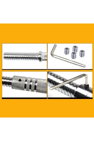 Dolıty 1 '' Dambıl Uzatma Çubuğu Çubuk Konnektörü Halter 40cm