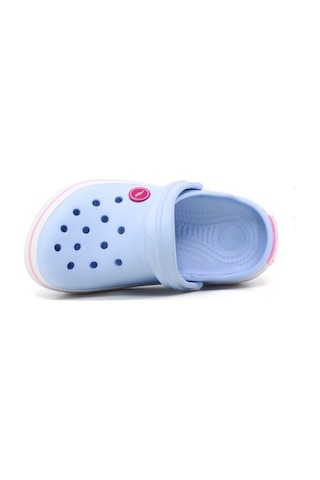 Sonimix Çocuk Unisex Ortapedik Hafif Taban Önü Kapalı Cross Terlik Sandalet Mavi