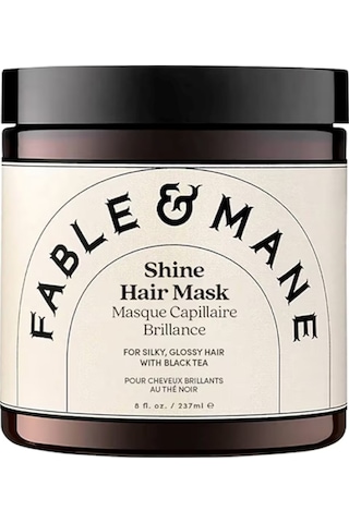 Fable & Mane Parlaklık Veren Saç Maskesi - Siyah Çaylı 237 Ml
