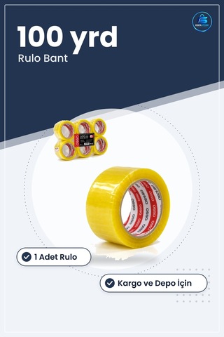 Koli Bandı Yrd 1 Adet Ambalaj Kutu Paketleme Kargo Taşıma Ev Depo Diğer