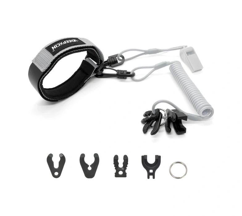 Willowhaven Gri Kit Tekne Emniyetli Kesme Anahtarı 4 Anahtar Kalın Bileklik Ve Deniz Düdüğü