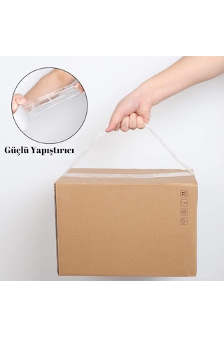 Koli Bandı Şeffaf 45x100 12 Li 1 Paket Artlantis Koli Bantı 45*10