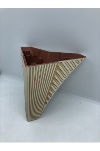 PLASTİK, 12 CM KREM-CAPPUCCİNO KOLTUK,BAZA,MOBİLYA AYAĞI (4 ADET)