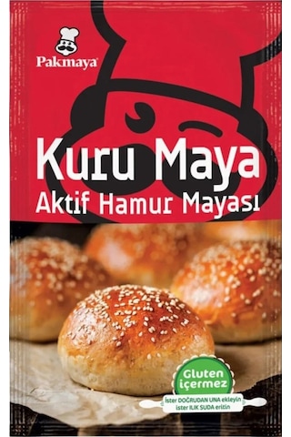 Pakmaya Kuru Maya 100 Gr X 20 Adet