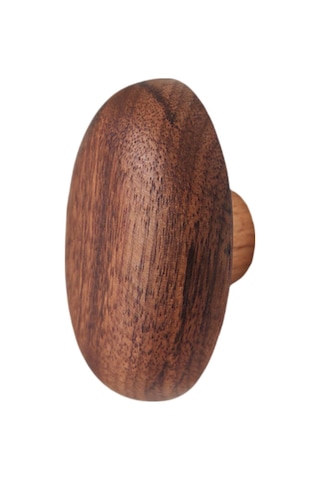 Homyl Yurt Yatak Odası Ev Için Ahşap Duvar Kanca Minimalist Oval