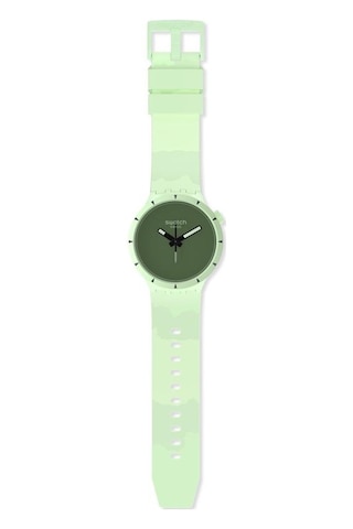 Swatch Sb03g100 Bıg Bold Bıoceramıc Forest Kadın/erkek Kol Saati Metal