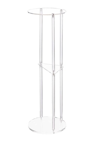 Suntek Şeffaf Akrilik Yan Sehpa Küçük Alan Gece Sehpası Çok Renkli