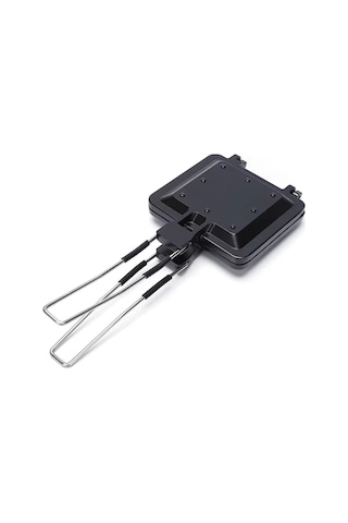 Sandviç Makinesi, Waffle'lı Alüminyum Alaşımlı Kahvaltı Pişirme Tepsisi Siyah