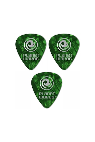 1cgp4-3 Gitar Penası 3 Adet 0,70 Mm. Medium Yeşil Pena