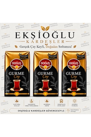 Doğuş Gurme Siyah Çay 3 X 1000 G Doğuş Gurme Siyah Çay 3 X 1000 G