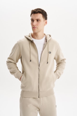 AR-MA Arma Erkek Sweatshirt Büyük Beden 3 İplik Kalın Kumaş Kapüşonlu Fermuarlı Cepli %70 Pamuk %30 Polyester K30324801502 Bej