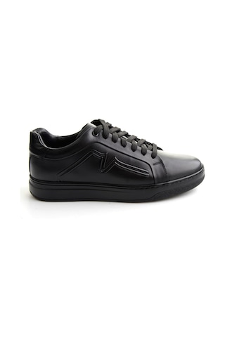 Bambi Siyah Napa Hakiki Deri Erkek Sneaker E01774070043