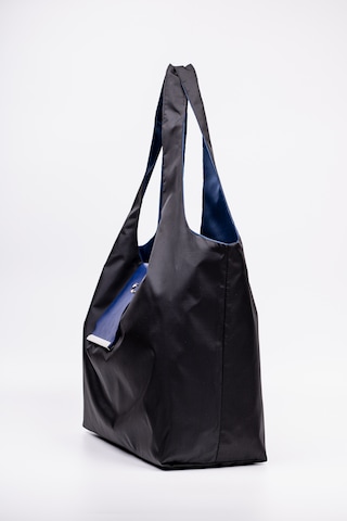 Fabric Craft Bag Omuz Çantası Siyah 50x60 Cm Katlanabilir Büyük Boy Tote Siyah - Lacivert