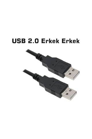 Iki Ucu Usb 2.0 Erkek Usb Kablo 30 Cm