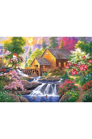 Ks Games Puzzle 1500 Songbirds At Summertime Mill