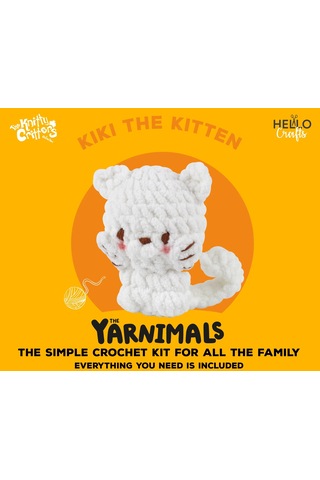 Bakgelal Amigurumi Kedi Yapım Kiti Başlangıç Seviyesi Tığ Örgü Seti Çocuk Ve Yetişkin Hobi Seti